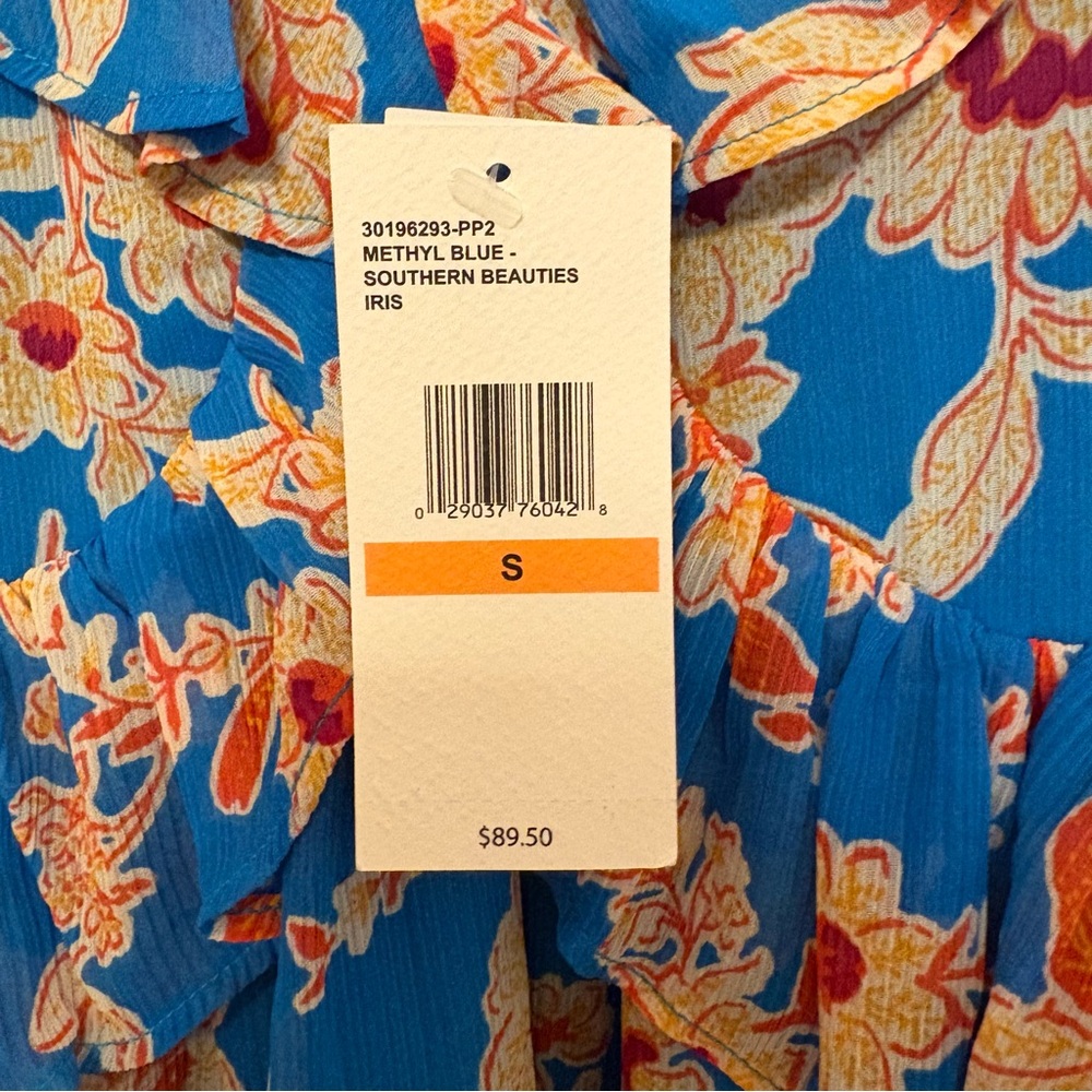 Jessica Simpson Blue Floral Mini Dress - Picture 3 of 6